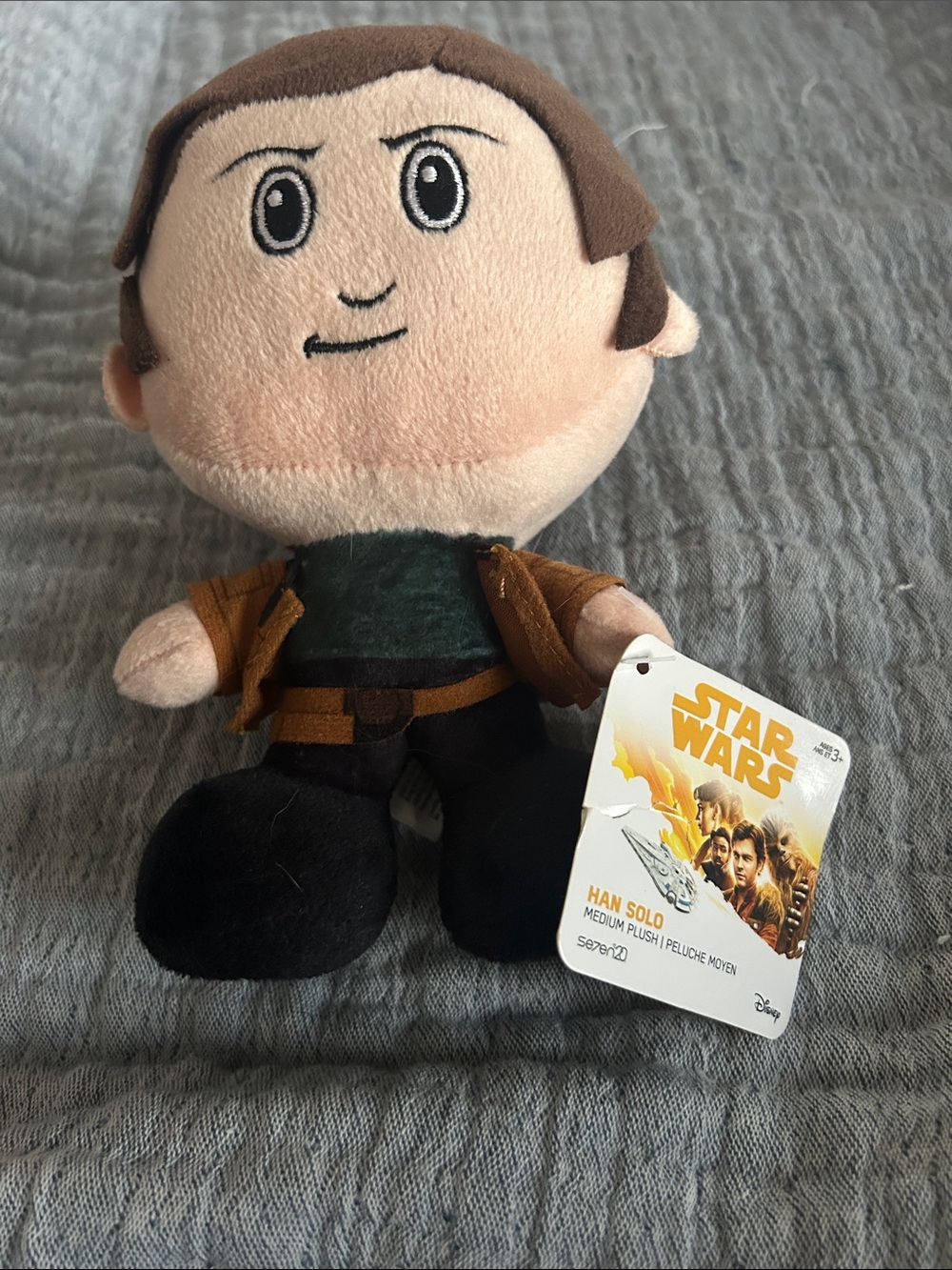 Disney Plush Character in Brown, Tan and Black